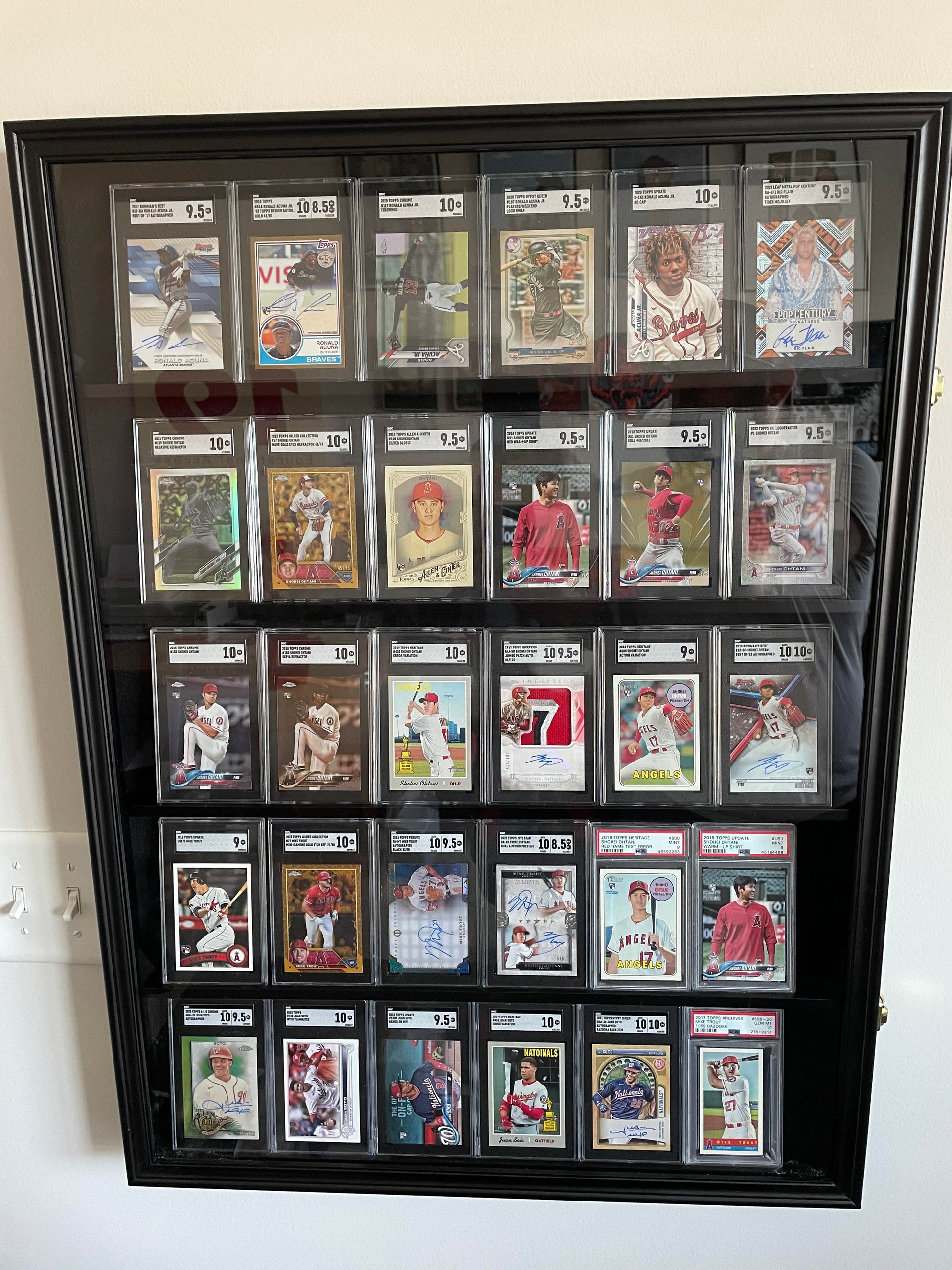 Decided to finally hang up my card display case... : r/baseballcards
