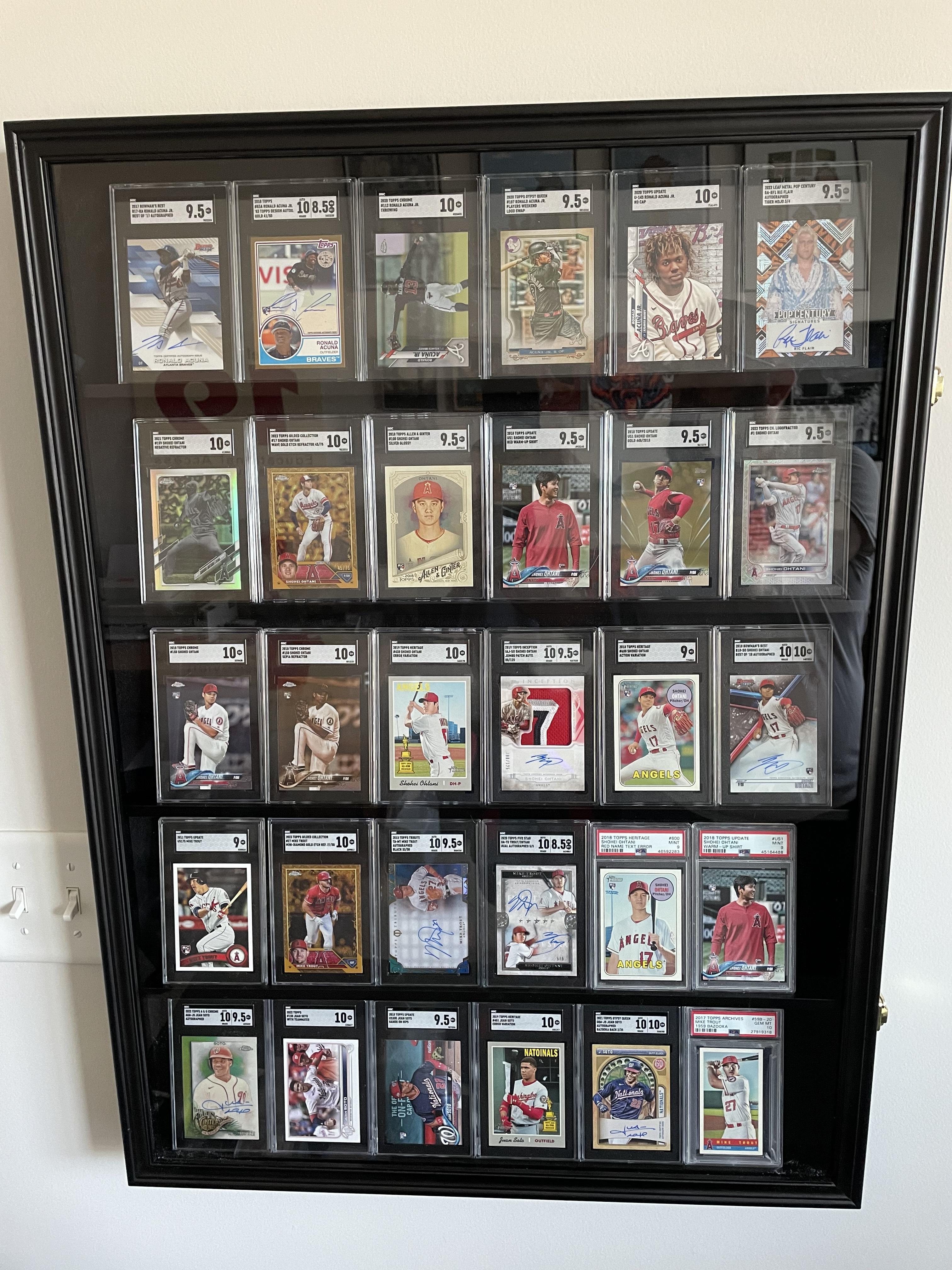 Decided to finally hang up my card display case... : r/baseballcards
