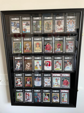 Decided to finally hang up my card display case... : r/baseballcards