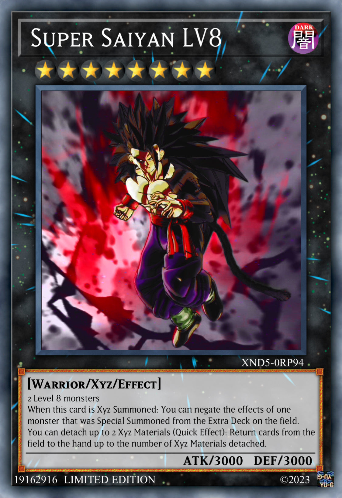 Dragon Ball Z Yugioh Super Saiyan 8 by Shrekalekalakes on DeviantArt