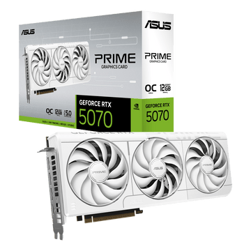 Asus RTX 5070 Prime White OC Edition 12GB Graphics Card