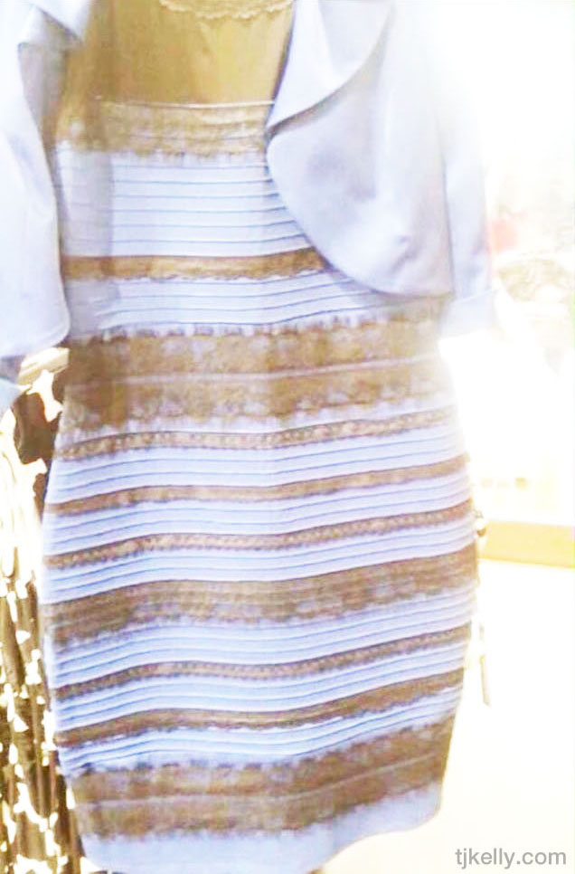 The dress is black & blue, but here's why you can't tell