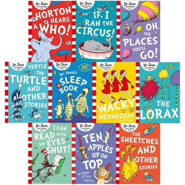 Dr. Seuss Childrens Collection 10 Books Set - Age 3+ - Paperback