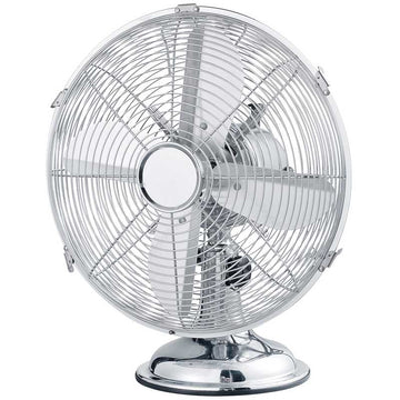 Tafelventilator chroom 30 cm
