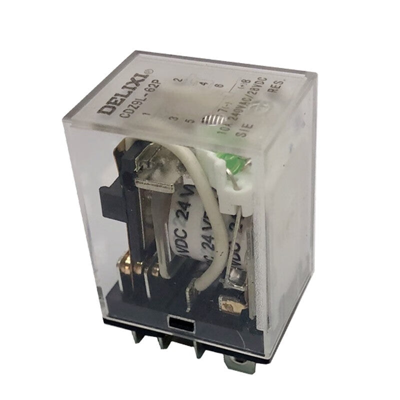 DELIXI ELECTRIC small relay CDZ9L-52P (with light) DC12V/piece