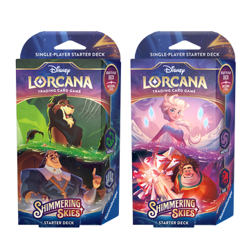 Disney Lorcana: Shimmering Skies Starter Deck [Set of 2]