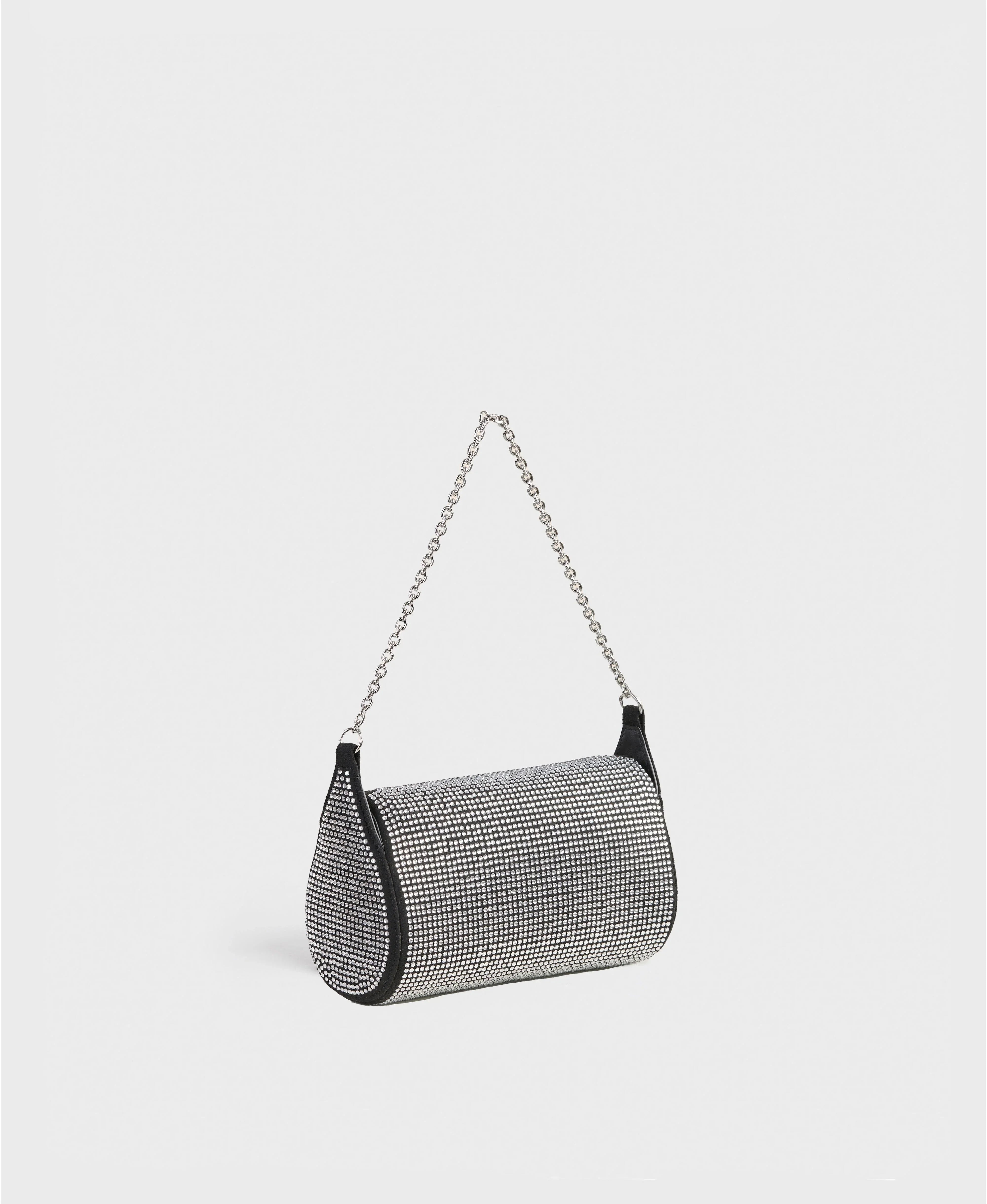 Mini Drop Duffel - Black Rhinestone