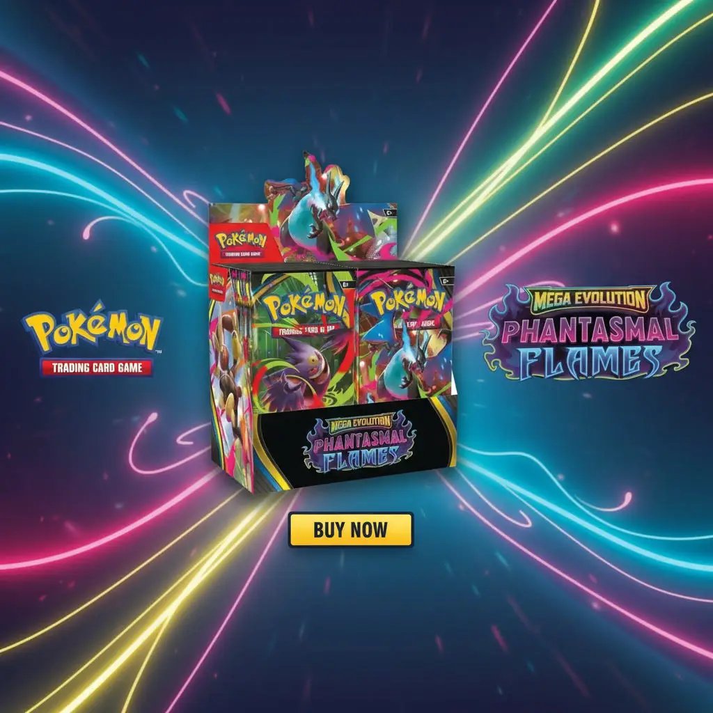 Pokemon Phantasmal Flames Booster Box 2025 Pokémon Mega Evolution by Pokemon