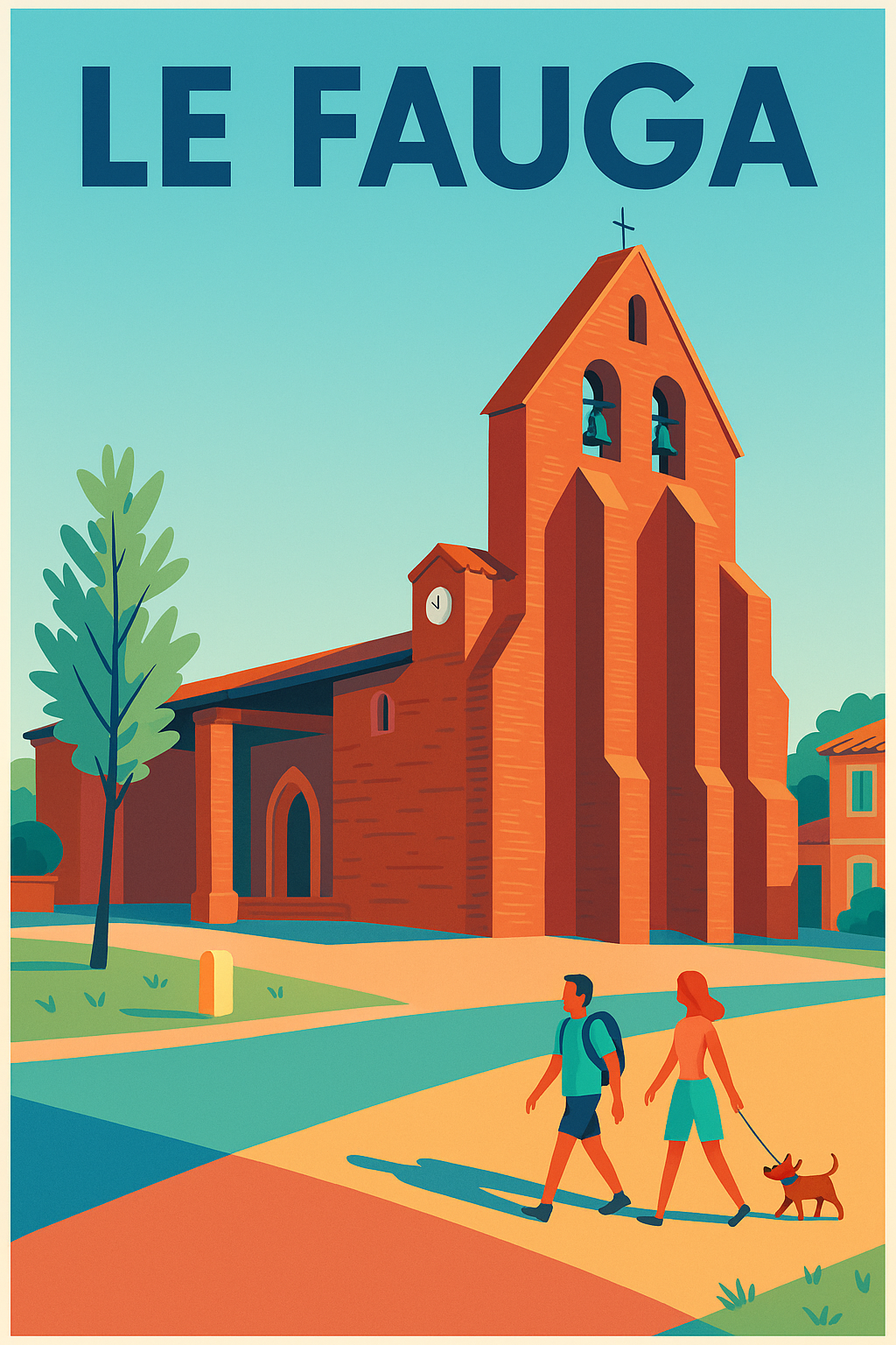 Affiche de Le Fauga - Charme et Sérénité au cœur du village