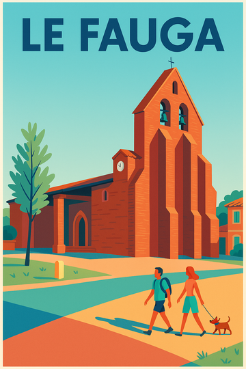 Affiche de Le Fauga - Charme et Sérénité au cœur du village