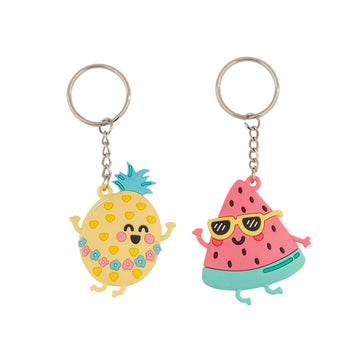 Set de 2 llaveros para amigas Mr. Wonderful - A tu lado la vida es una fiesta