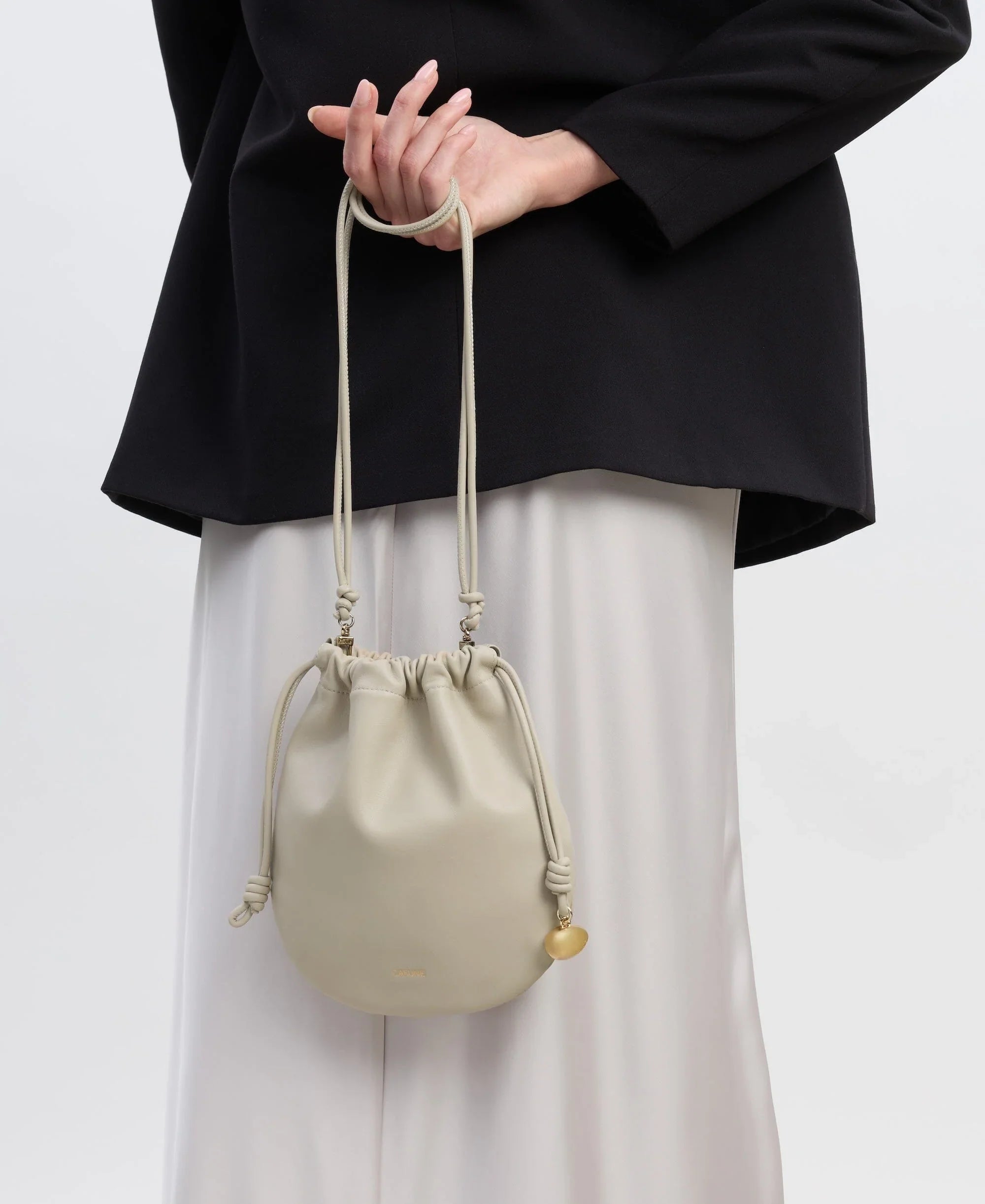 Small Lune Crossbody - Oat