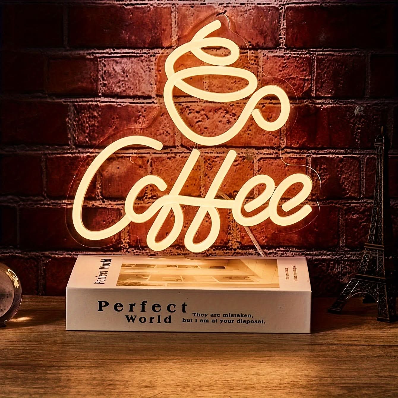 BowLift | Neon LED Coffee Sign for Kitchen or Café Wall