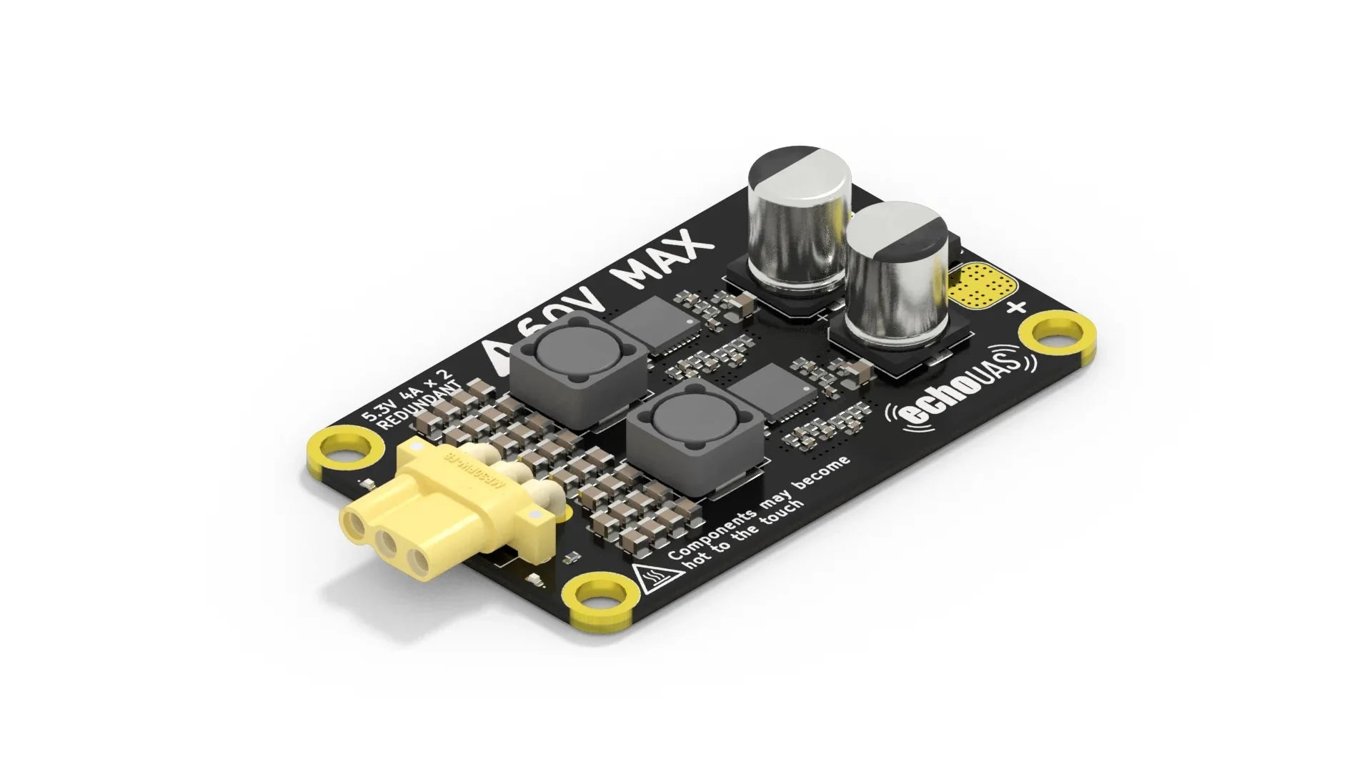 EchoUAS Power Management Board 60V 2CH 2x 5.3V - NW Blue