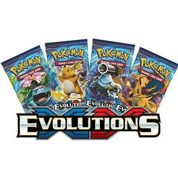 Pokemon TCG: XY Evolutions Sealed Booster Pack of 3 By Unbranded