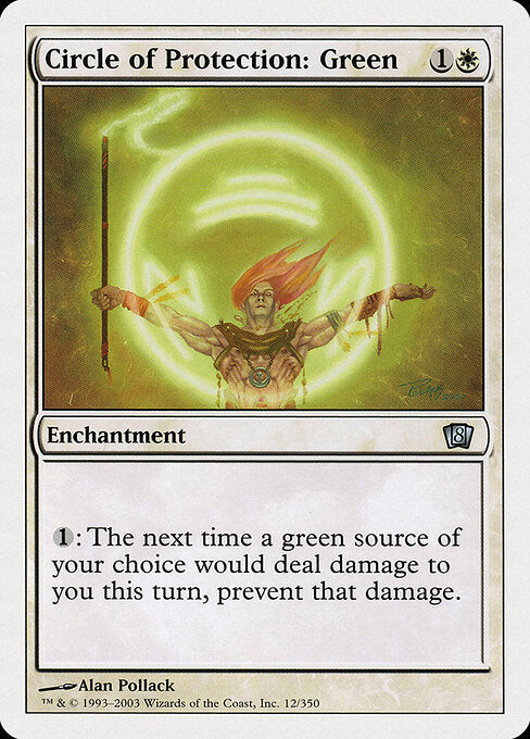 circle of protection: green" set:8ed lang:any · Scryfall Magic: The  Gathering Search