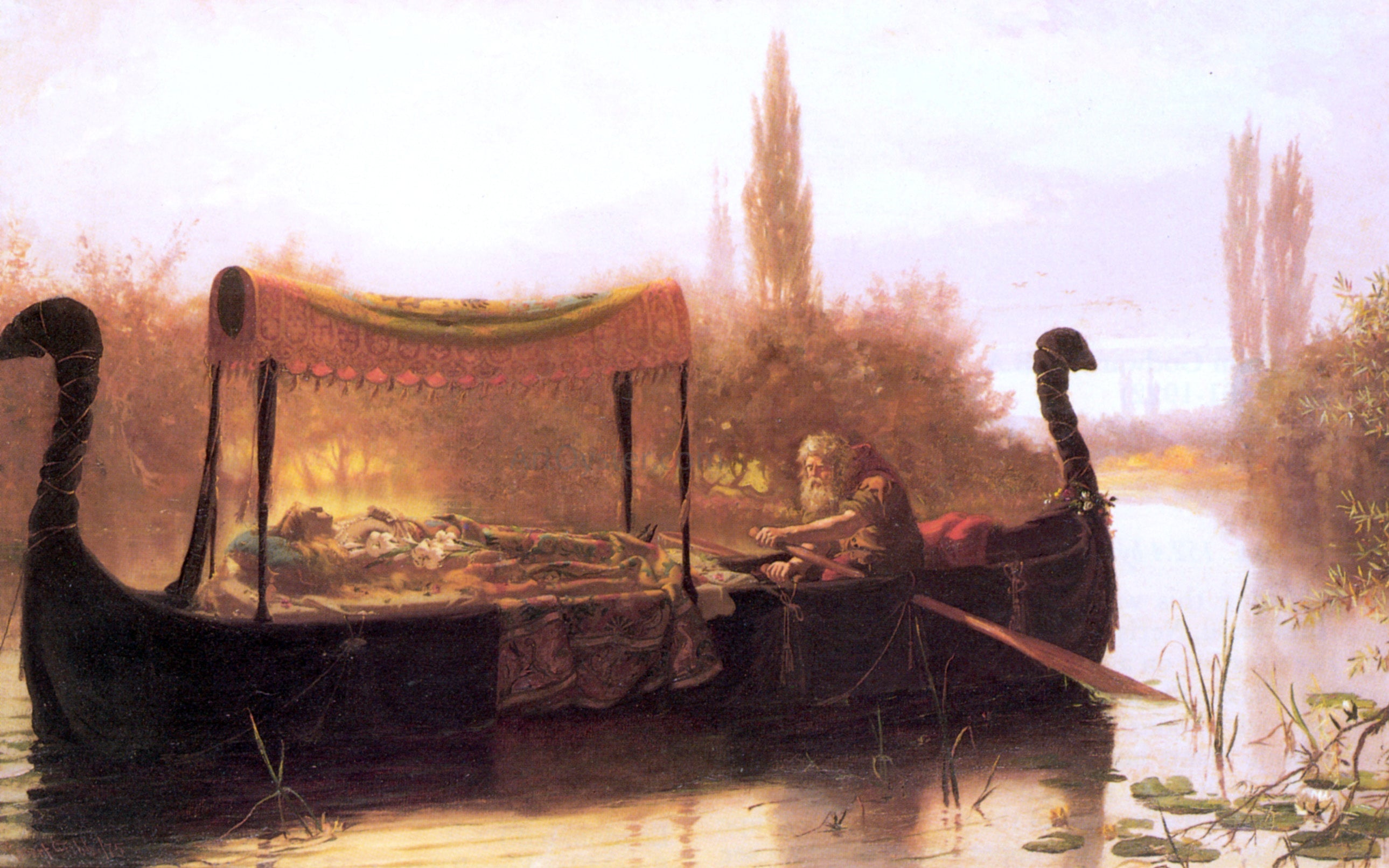 Robert Gibb Elaine - Canvas Print