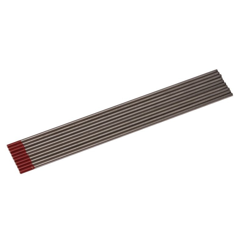 Elektroden tungsten/wolfraam Thorium, 2,4x150mm, 10st