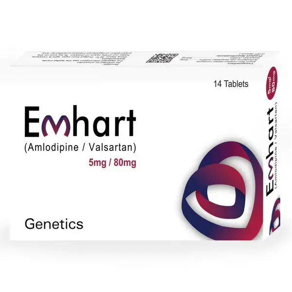 Emhart 5mg / 80mg Tablets – Amlodipine & Valsartan for Hypertension Control