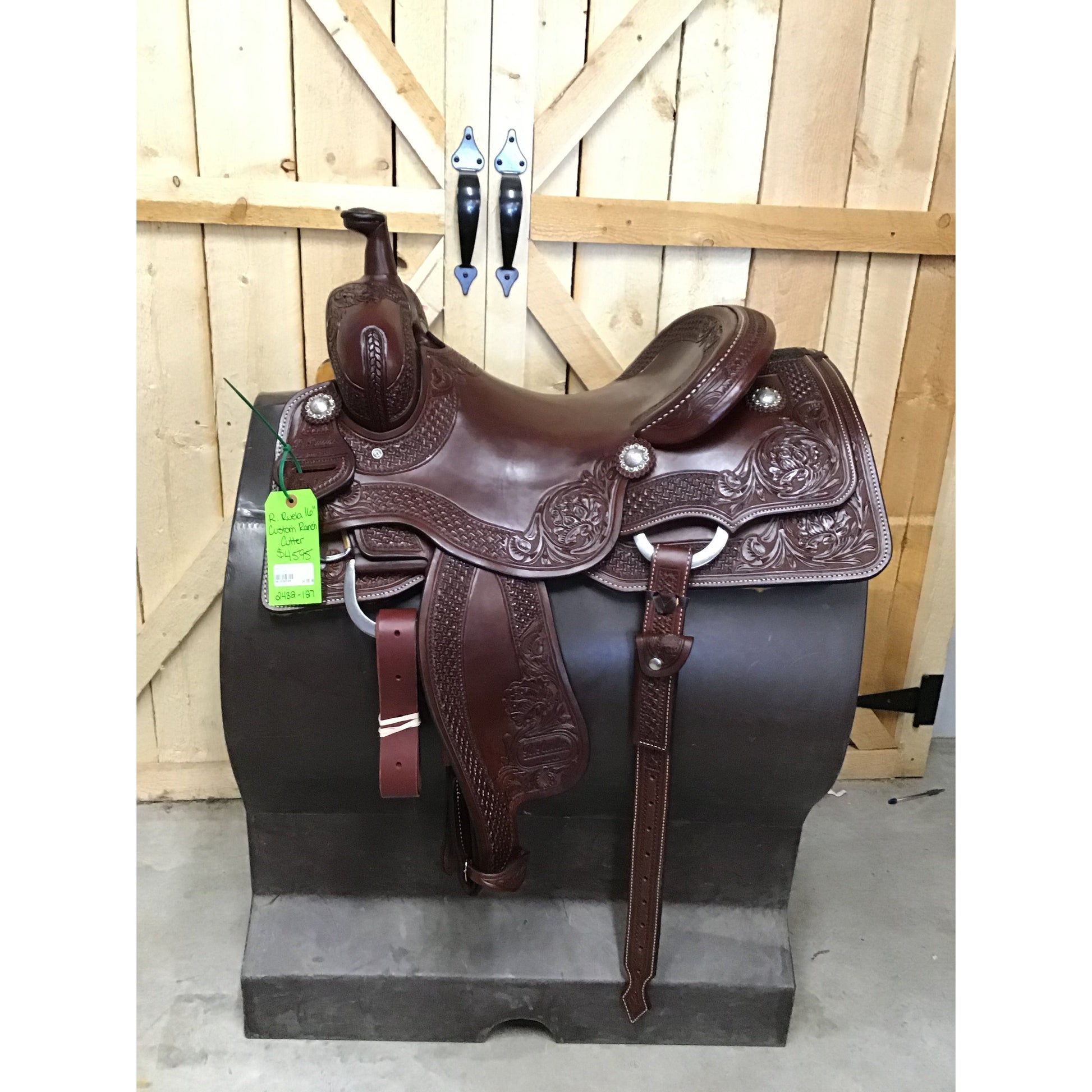R. Ruelas 16" Custom Ranch Cutting Saddle - Irvine Tack & Western Wear