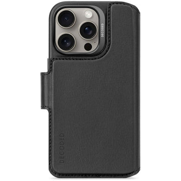 Decoded • Etui Portefeuille amovible pour iPhone 16 Pro Max • Noir