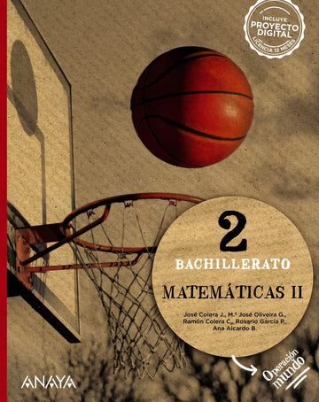 Matemáticas II 2ºBach - Operación Mundo - 9788414329573