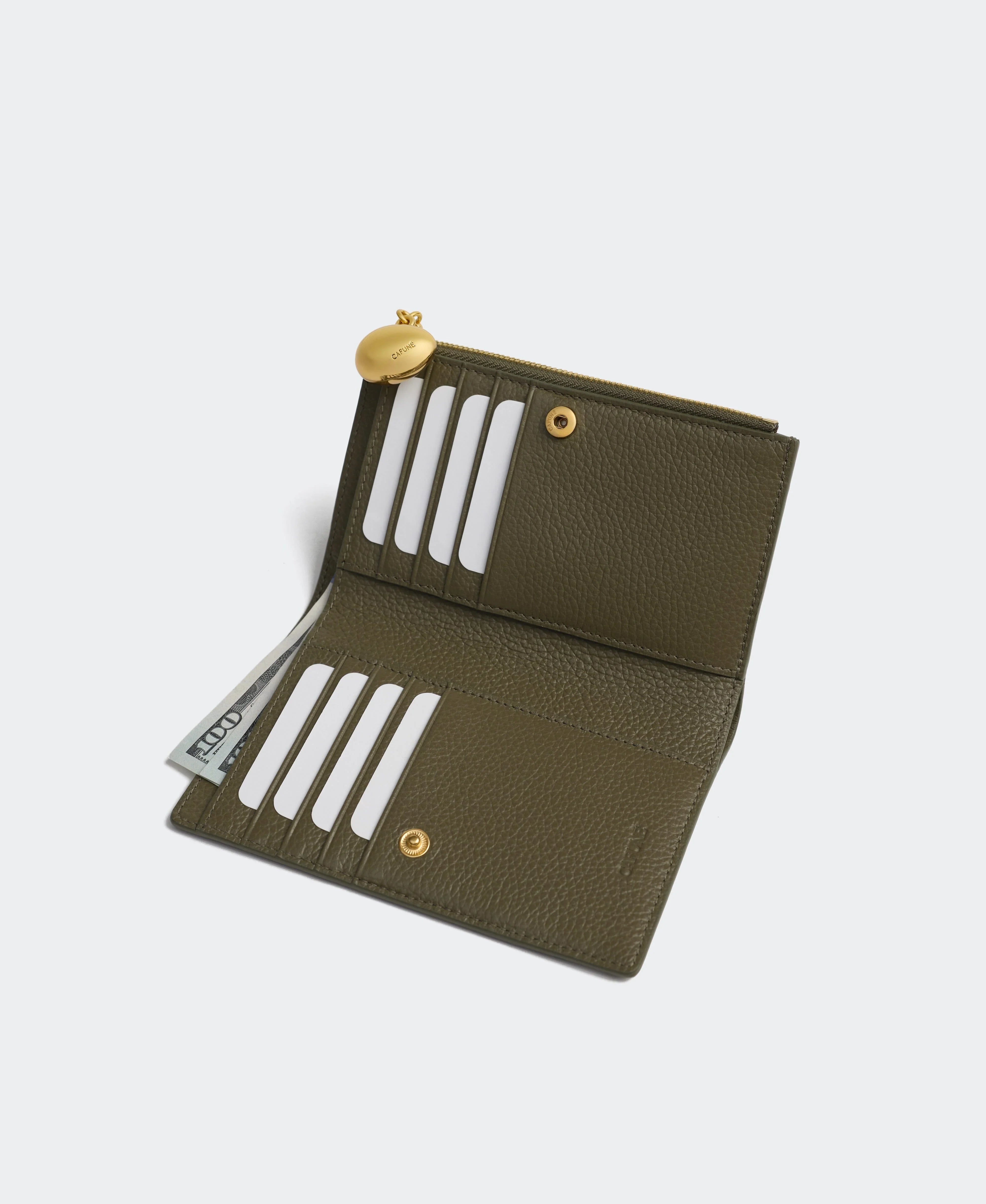 Egg Long Wallet - Moss