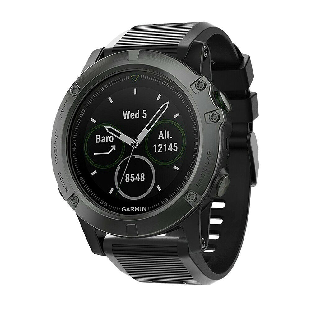 Bracelet silicone Garmin D2 Charlie (noir)