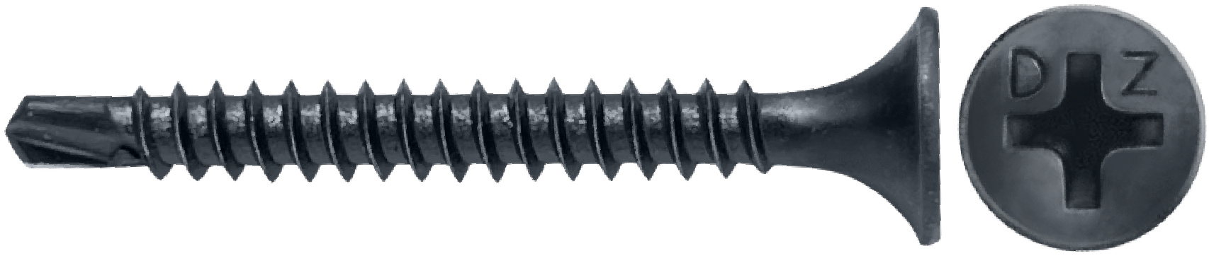 DAGGERZ DWSDB06178 6 x 1-7/8 phillips bugle head self drill screws phosphate