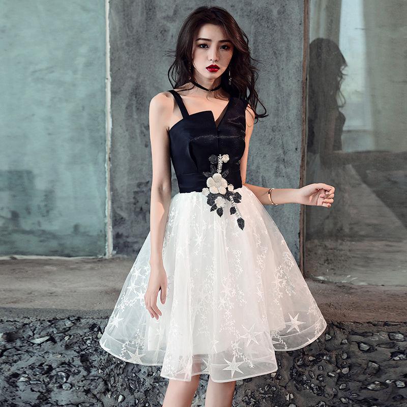 Black and white short prom dress homecoming dress · Little Cute · Online Store Powered by Storenvy