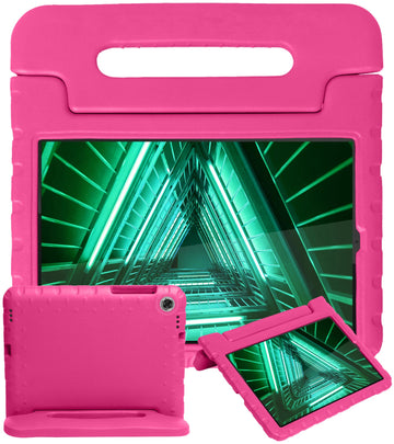 Lenovo Tab M10 FHD Plus 2nd Gen Kinderhoes Shockabsorberend Foam - Roze