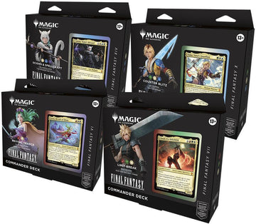 Magic the Gathering [MTG] Final Fantasy Commander Deck COUNTER BLITZ - Tidus - Sealed Wax