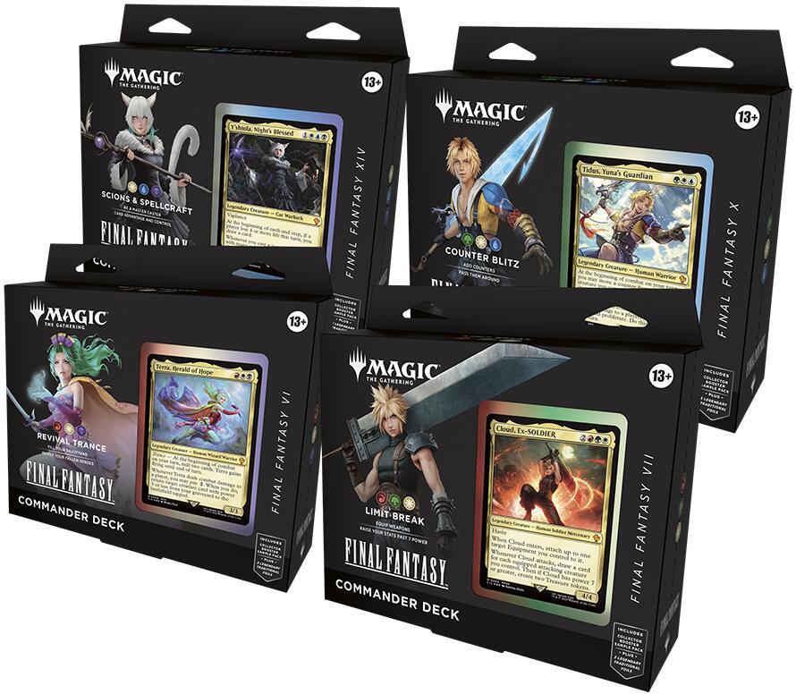 Magic the Gathering [MTG] Final Fantasy Commander Deck COUNTER BLITZ - Tidus - Sealed Wax