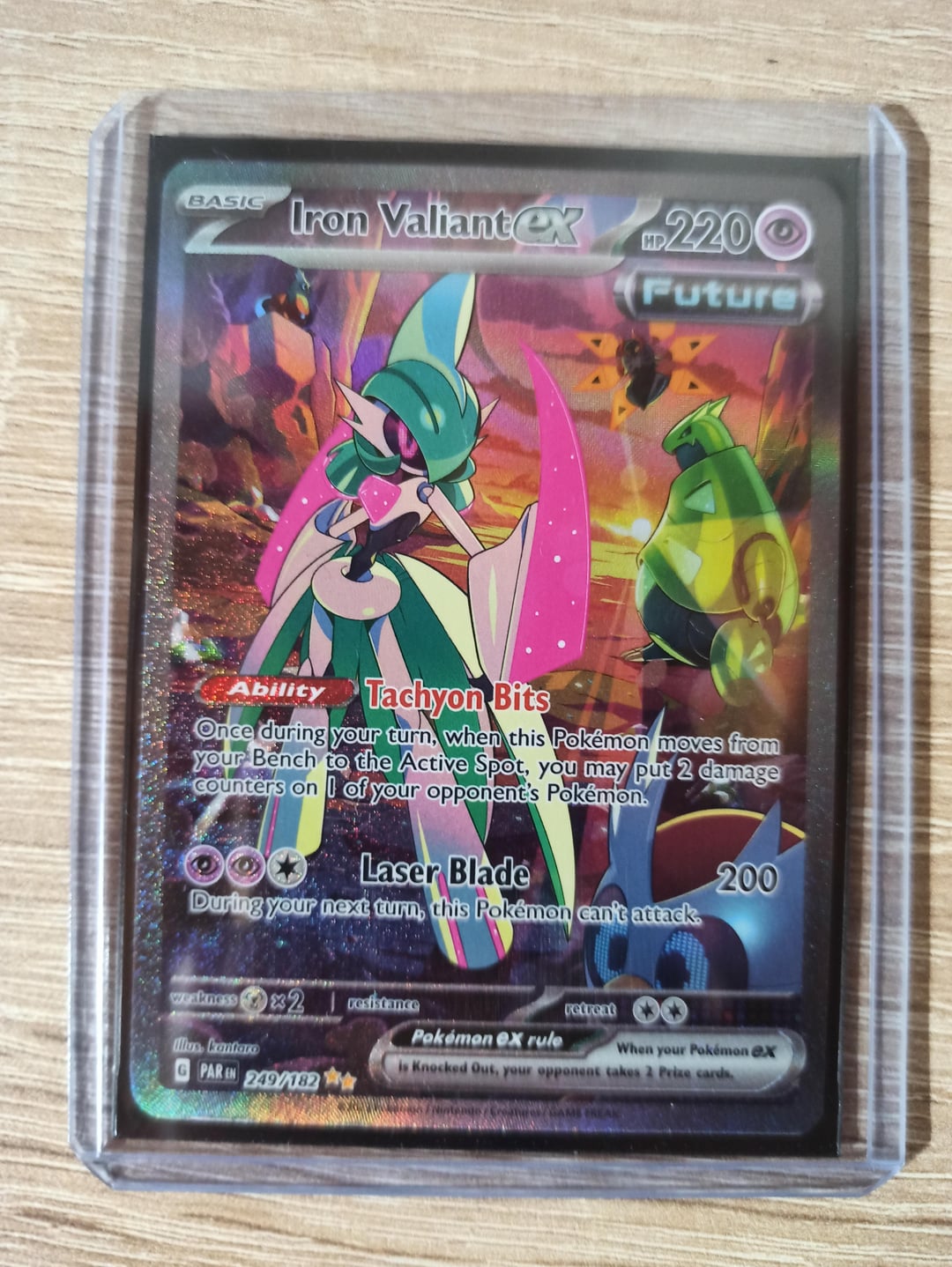 Finally got one of my top chase cards from Paradox Rift and it comes damaged... : r/PokemonTCG