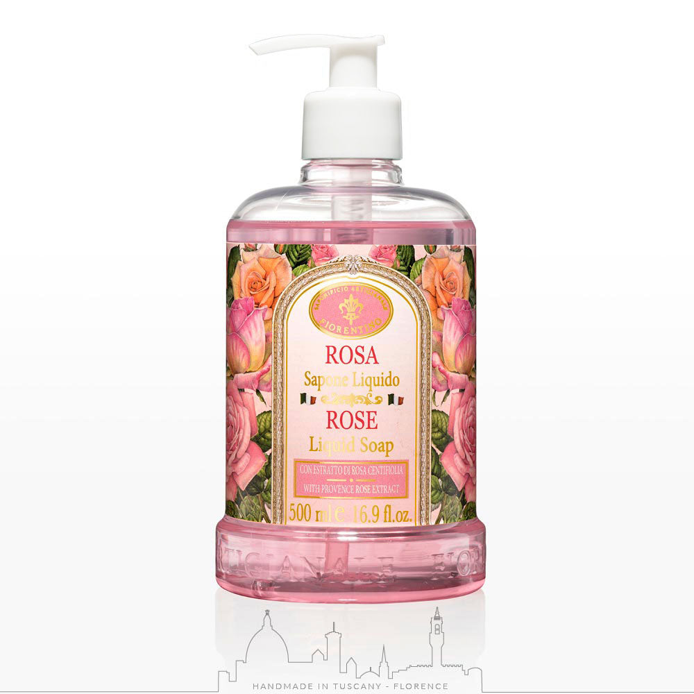 Håndsæbe Rose 500ml - Rabat ved køb af 12 stk