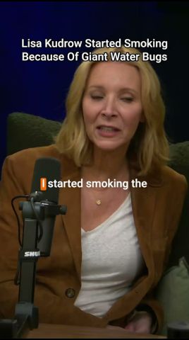 Lisa Kudrow started smoking because of giant Harvard water bugs. #comedian  #podcast #comedy