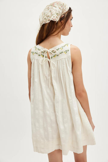 FREE PEOPLE Darlin' Daisy Embroidered Mini Dress