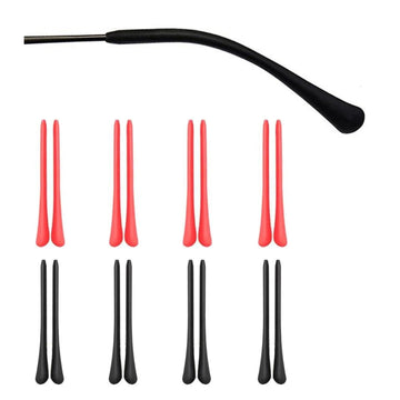 Gdnmpat 8 pairs eyeglass end tips set for anti-slip performance on thin metal frames