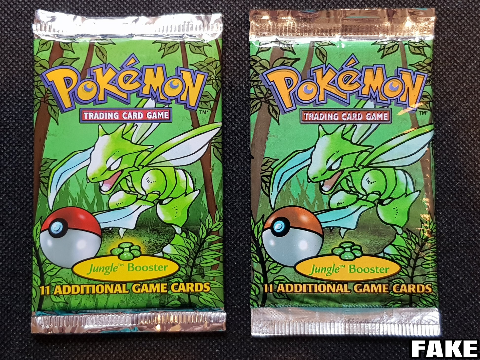 Real vs Fake Booster Pack Comparison & More - Articles