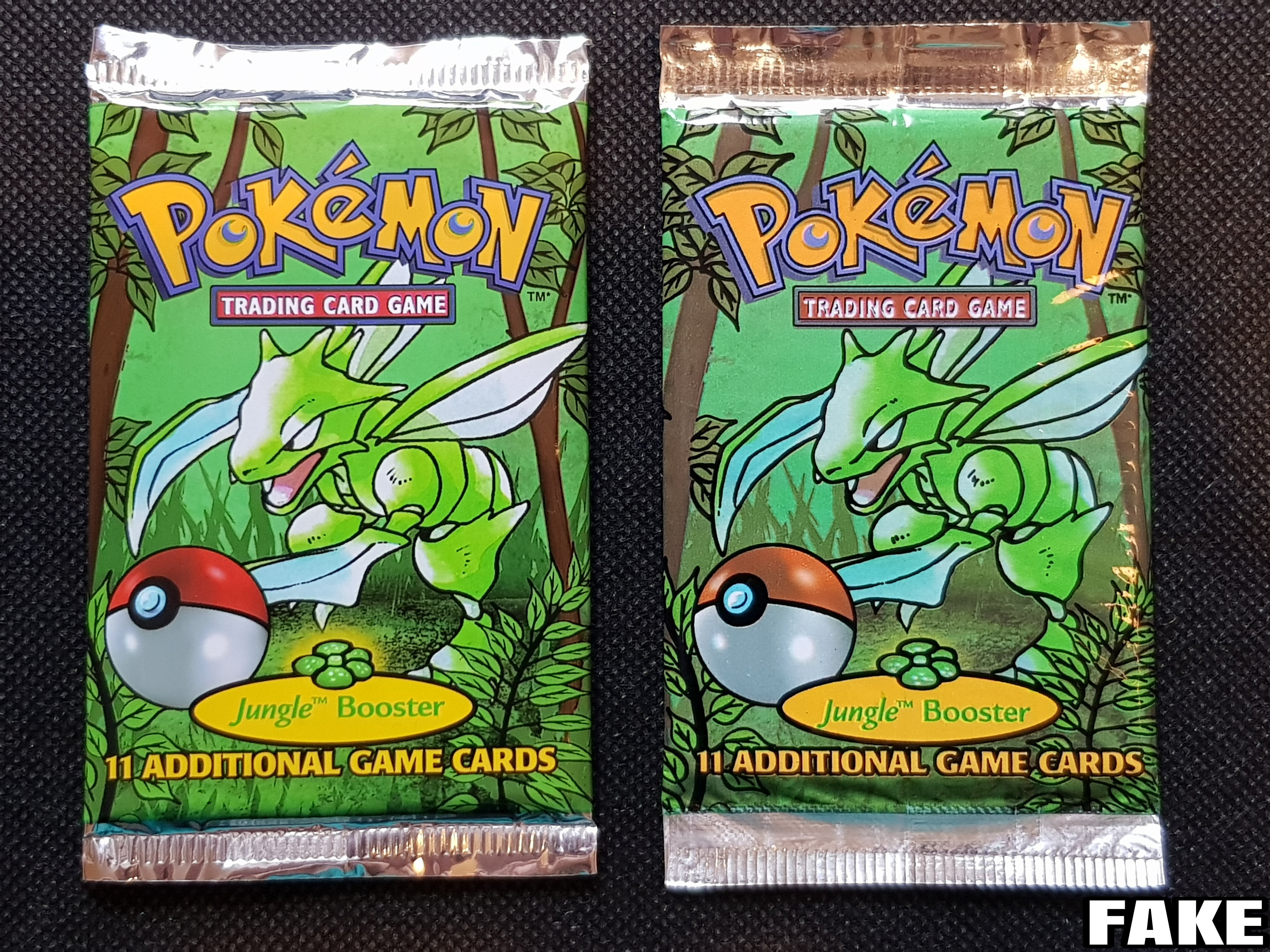 Real vs Fake Booster Pack Comparison & More - Articles