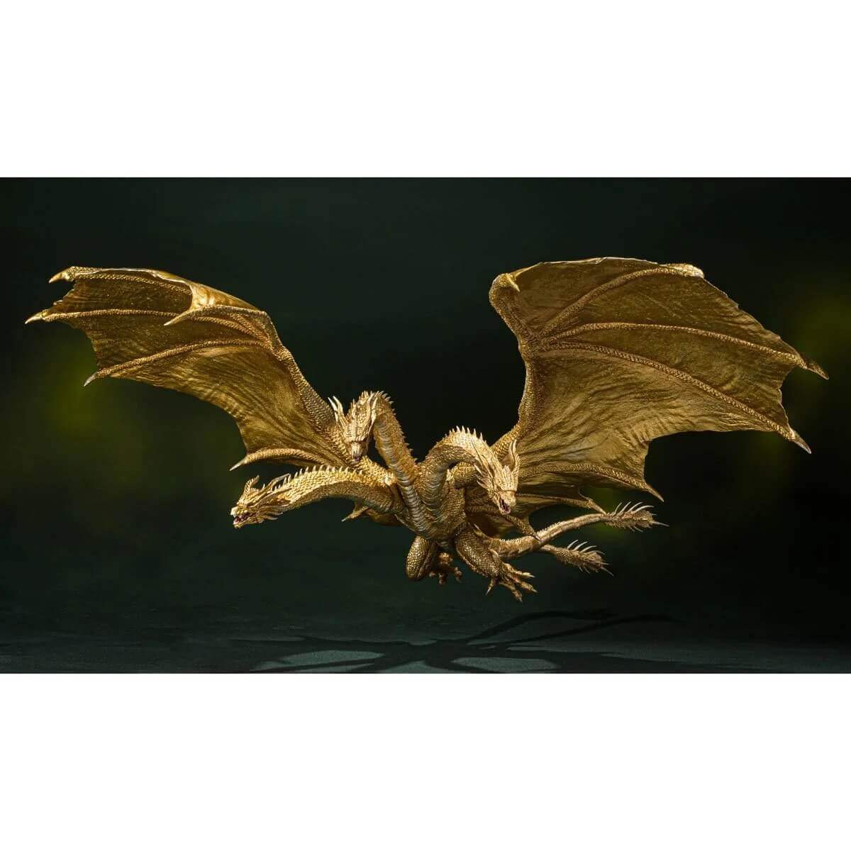 Bandai Godzilla: King of the Monsters King Ghidorah 2019 Special Color Version 10-Inch S.H.MonsterArts Action Figure