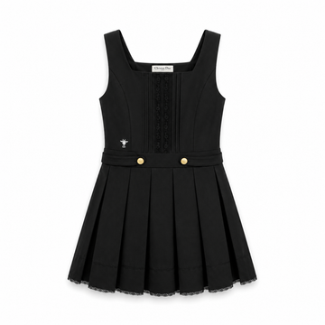 Christian Dior - Abito Plissettato smanicato in Cotone