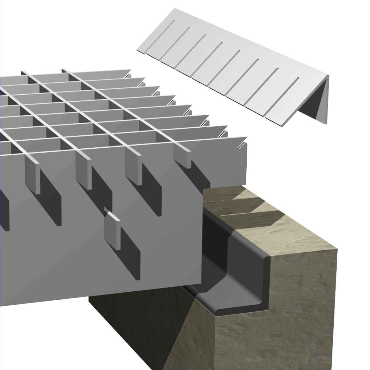 Gossenrost 998 x 998 mm (1.Maß = TS-Maß)