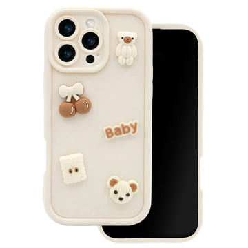 Samsung Galaxy A37 TFO Ultra Trendy 3D Case - Beige Bear