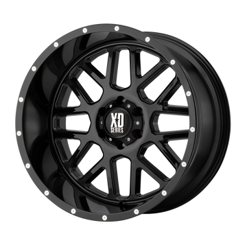GRENADE 17x8.5 5x127.00 GLOSS BLACK (0 mm) - Tires and Engine Performance