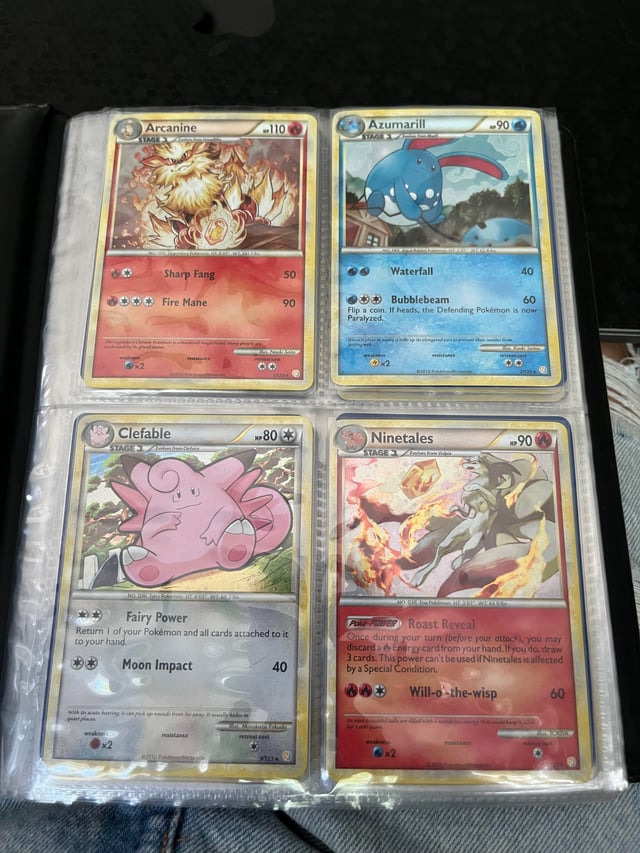 Heartgold/Soulsilver was my favorite era. Here are some highlights of my  completed collection : r/PokemonTCG