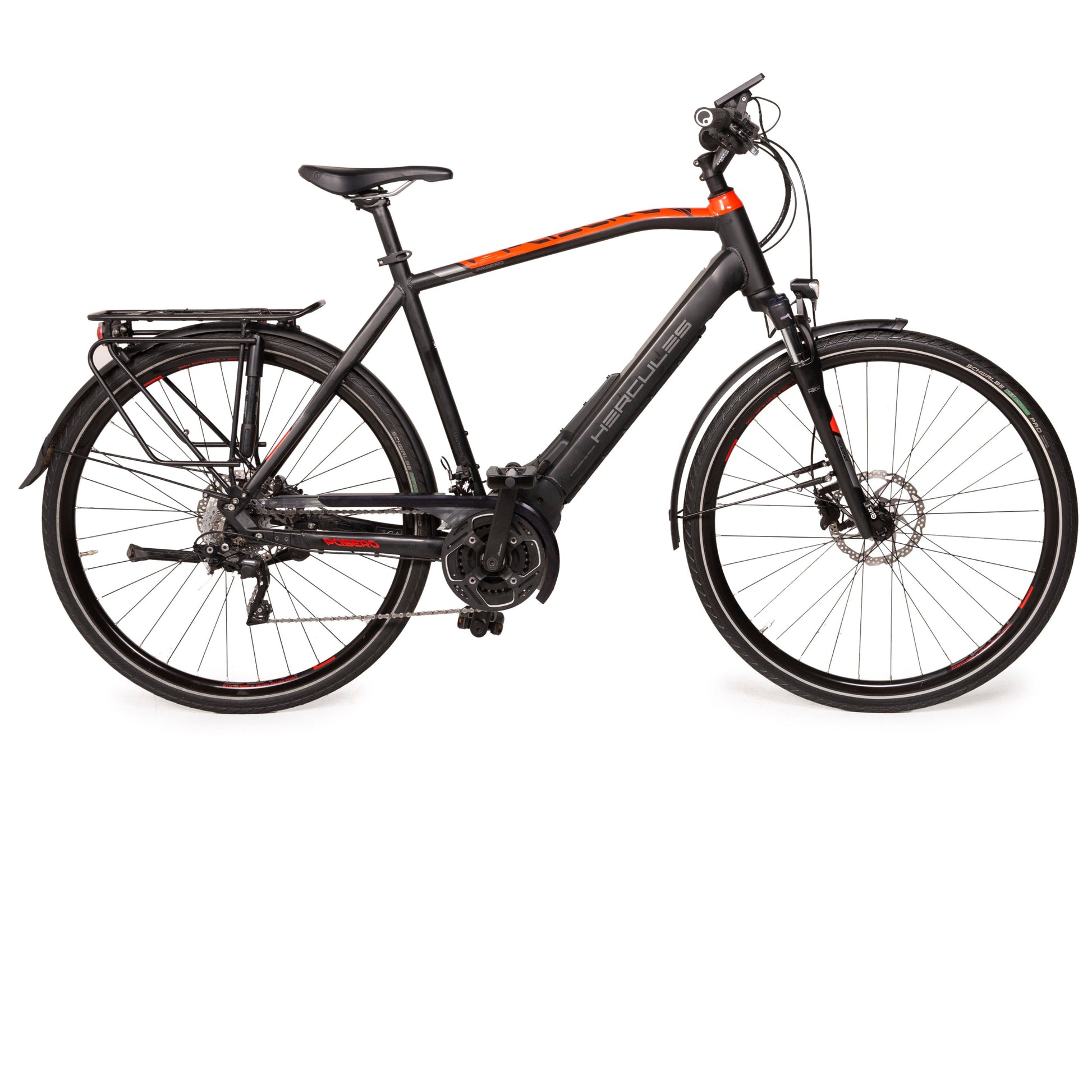 Hercules Pasero I 650 2019 Almunium Fahrrad Schwarz E-Trekking Bike RH 57cm 28" F
