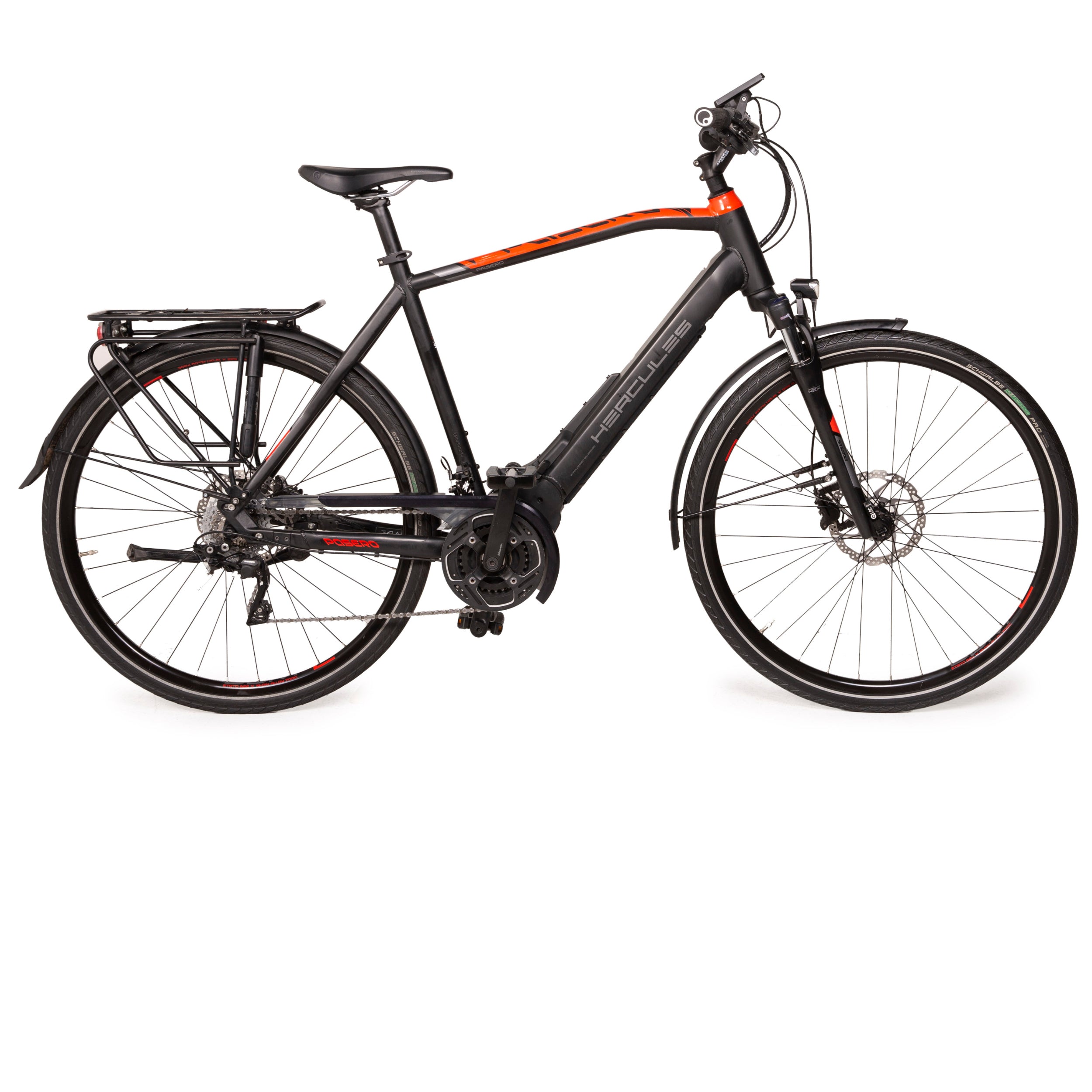 Hercules Pasero I 650 2019 Almunium Fahrrad Schwarz E-Trekking Bike RH 57cm 28" F