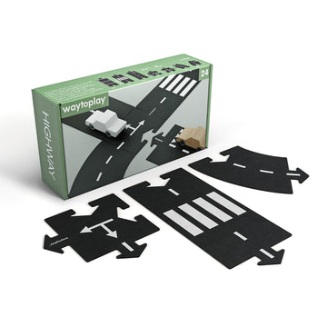 Pista Flessibile per macchinine - Waytoplay- Highway- 24 pezzi