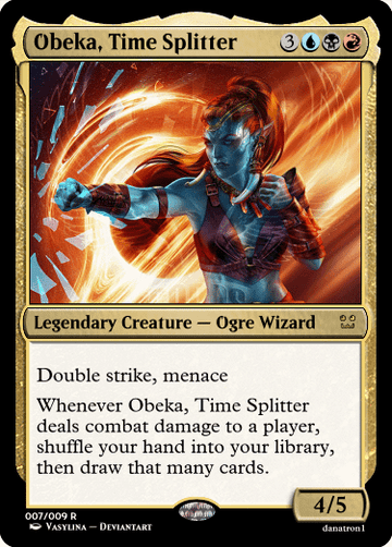 How would I make it clear that this draws equal to damage dealt, not cards discarded? : r/custommagic